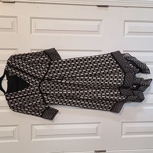 Taylor asymmetrical hem dress size 2